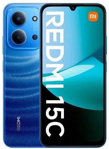 Смартфон Xiaomi Redmi 15C 4G 4/128 ГБ, синий