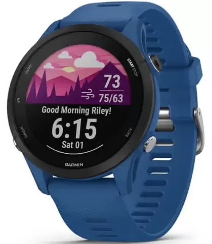 Умные часы Garmin Forerunner 255 45 мм, синий (010-02641-11)