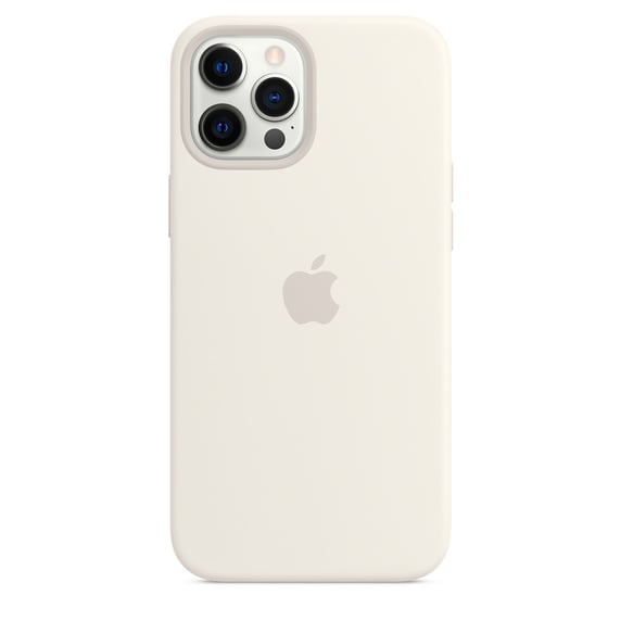 Чехол силиконовый MagSafe iPhone 12 Pro Max, белый